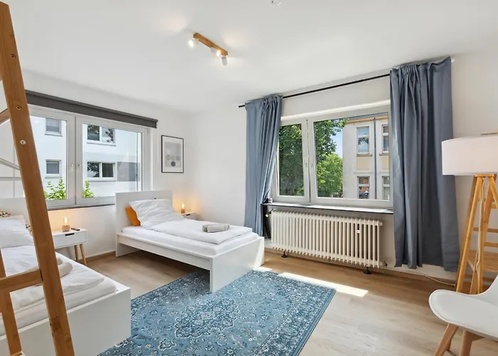 Grosse 80qm 3 Wohnung, Nahe Messe & Klinikum, 2x 55