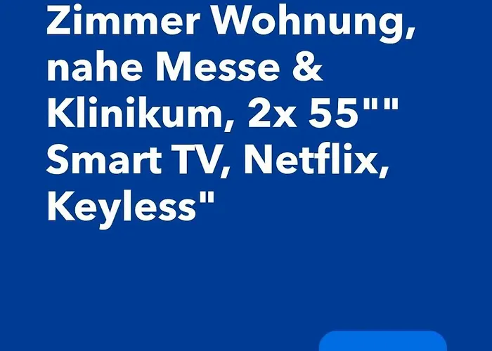 Grosse 80qm 3 Wohnung, Nahe Messe & Klinikum, 2x 55